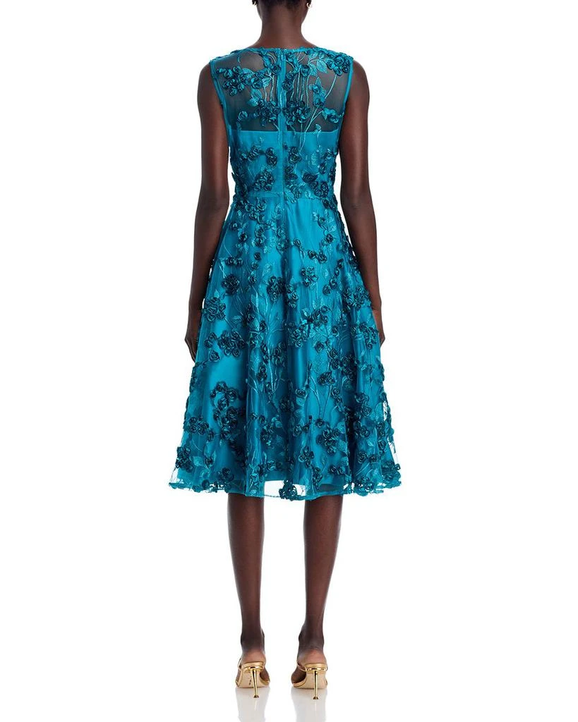 Eliza J Floral Appliqué Dress 4