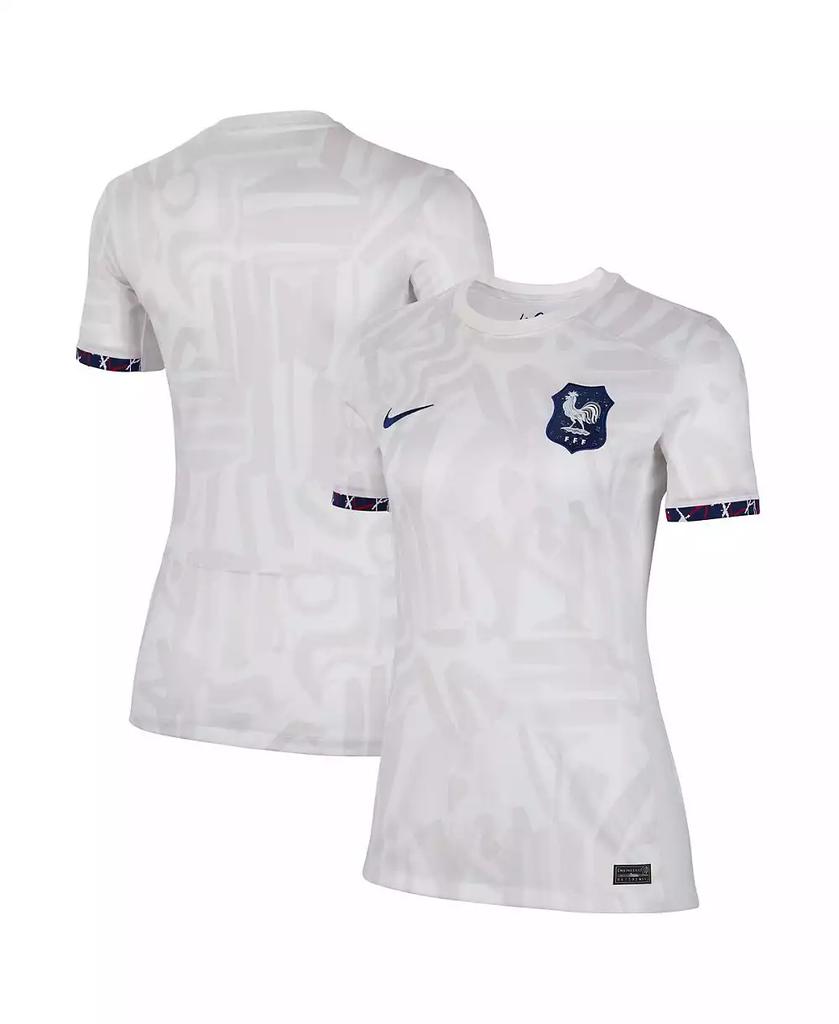 NIKE Women's White France Women's National Team 2023 Away Stadium Replica Jersey