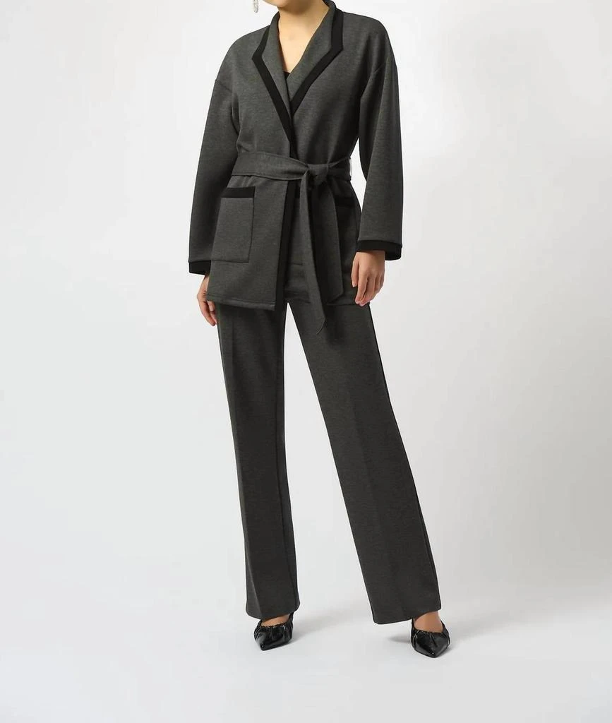 JOSEPH RIBKOFF Joseph Ribkoff - Belted Wrap Kimono Coat 4