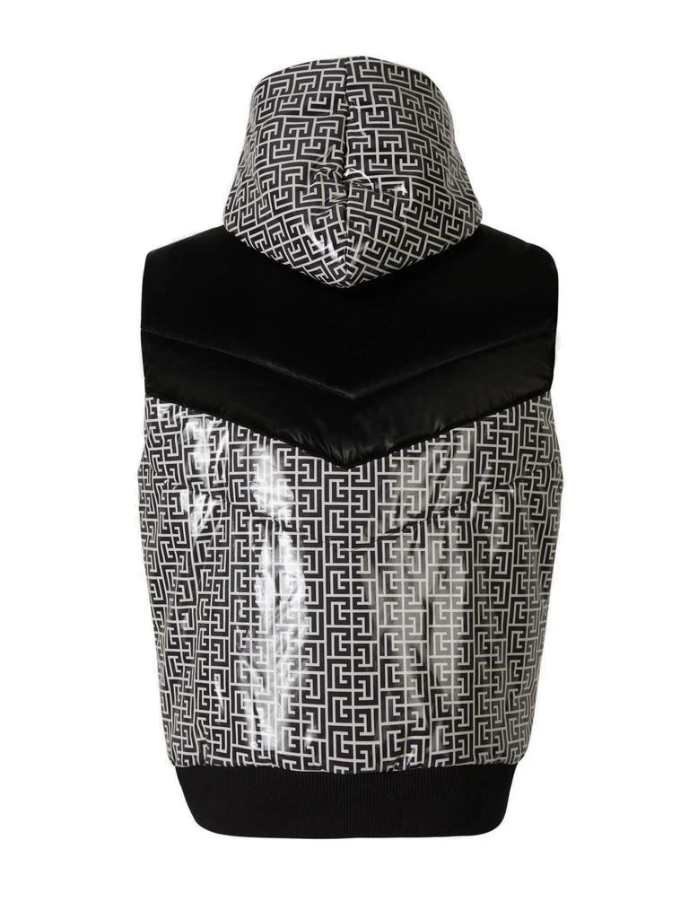 Balmain Balmain Monogram Puffer Gilet Jacket 2