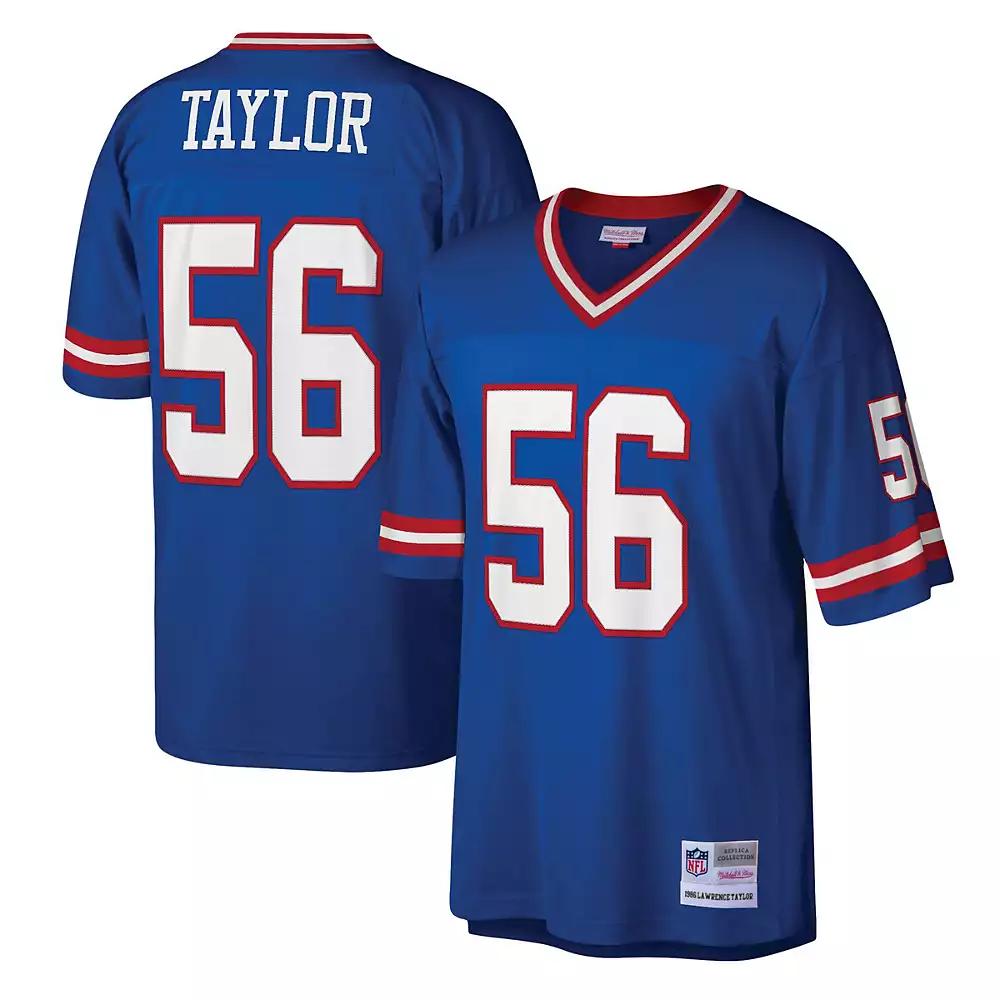 Mitchell and Ness Men's Lawrence Taylor Royal New York Giants Legacy Replica Jersey