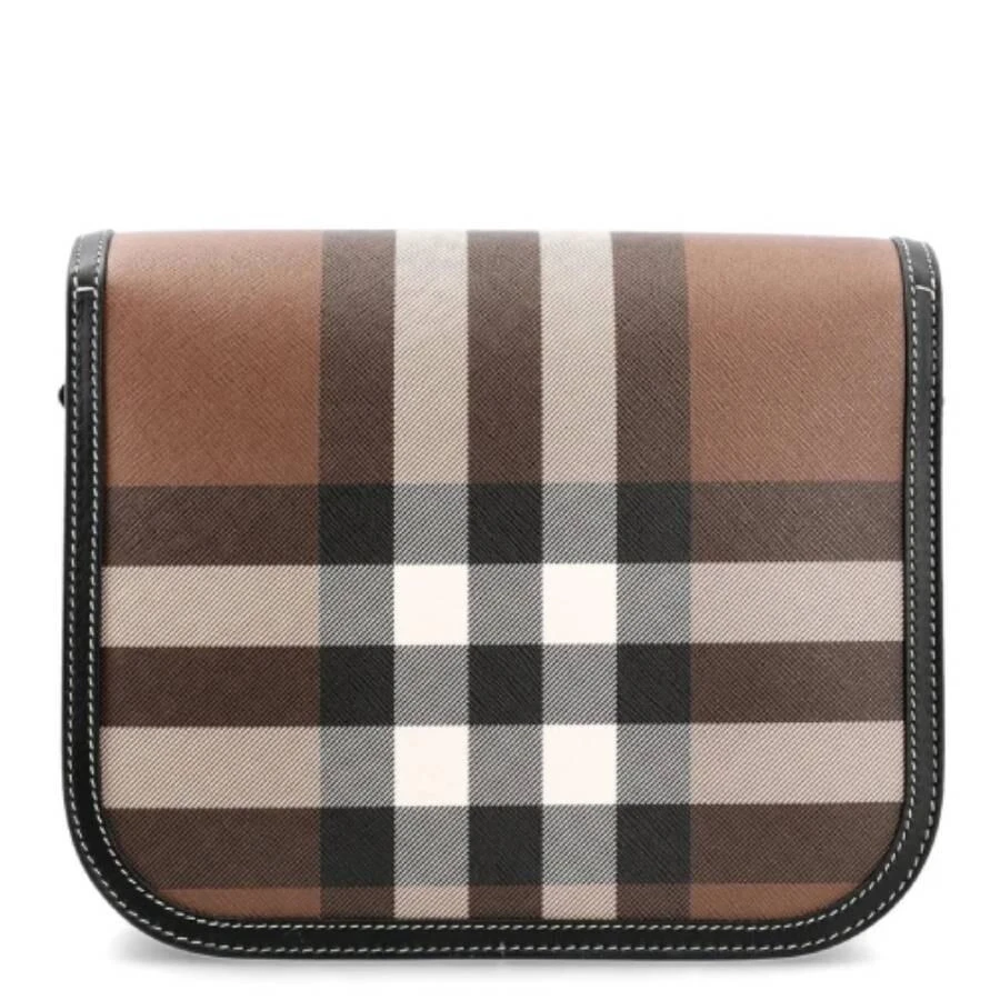 Burberry Dark Birch Brown Check And Leather Medium Elizabeth Bag 2