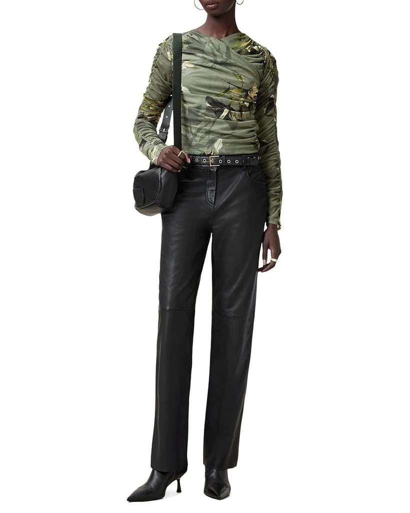 ALL SAINTS Hanako Printed Mesh Top 2