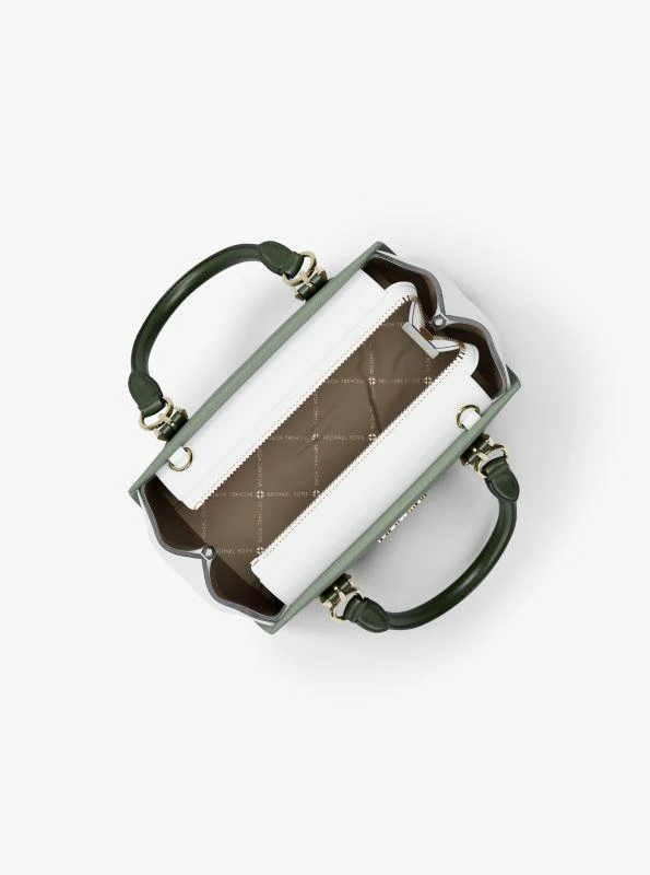 Michael Kors Marilyn Small Color-Block Saffiano Leather Messenger Bag 2