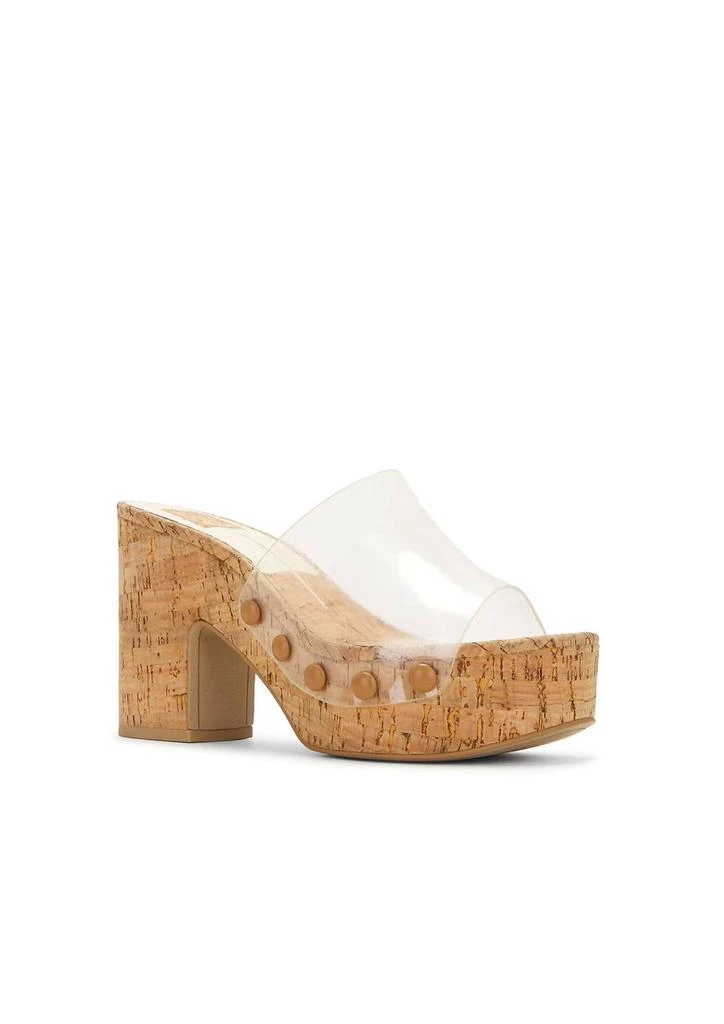 Dolce Vita Dolce Vita - Women's Clear Chunky Heeled Mule Sandals 1