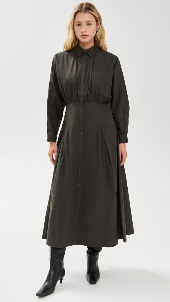 Apiece Apart Pietra Maxi Shirt Dress 6