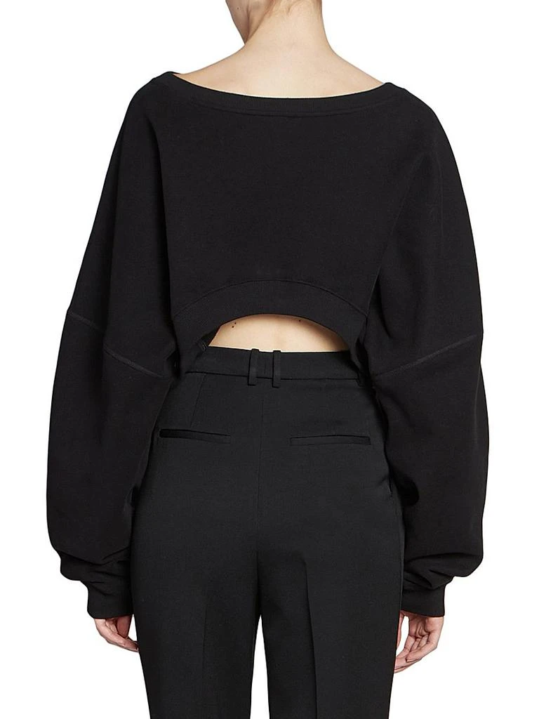 Yves Saint Laurent Cropped Sweatshirt 6