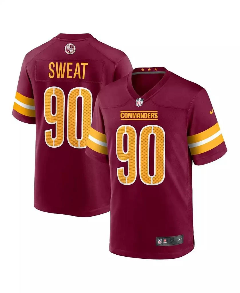 NIKE Big Boys Montez Sweat Burgundy Washington Commanders Game Jersey 1