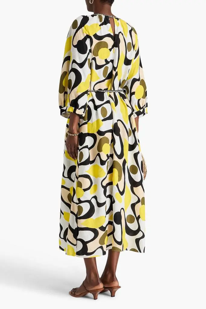 Diane von Furstenberg Bambi printed woven midi dress 3