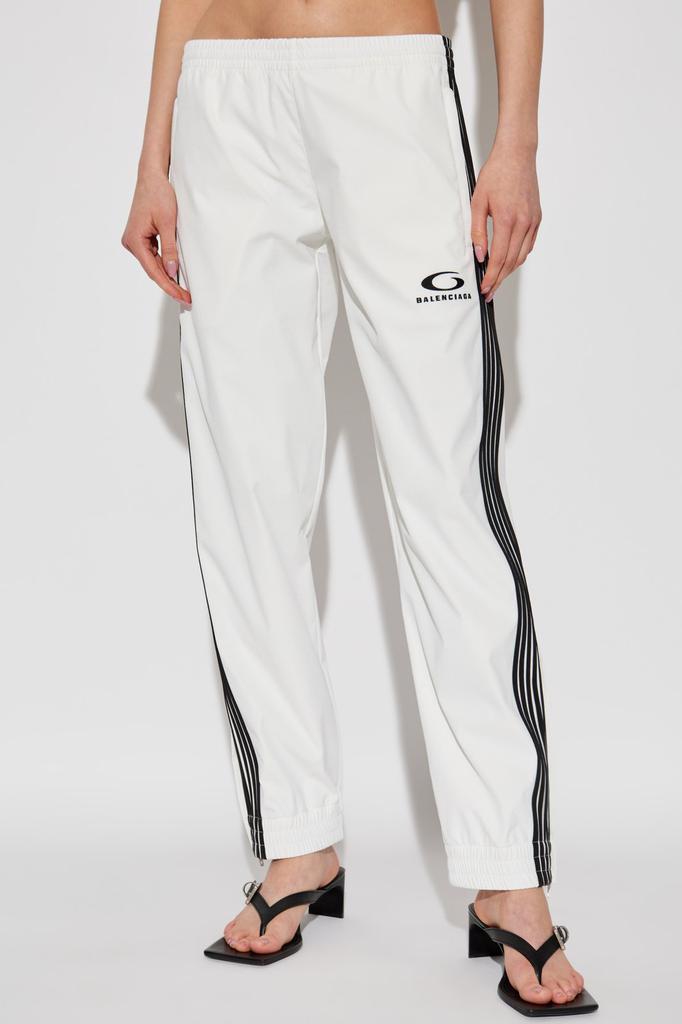 Shop Balenciaga Loop Sports Logo Embroidered Track Pants on Sale