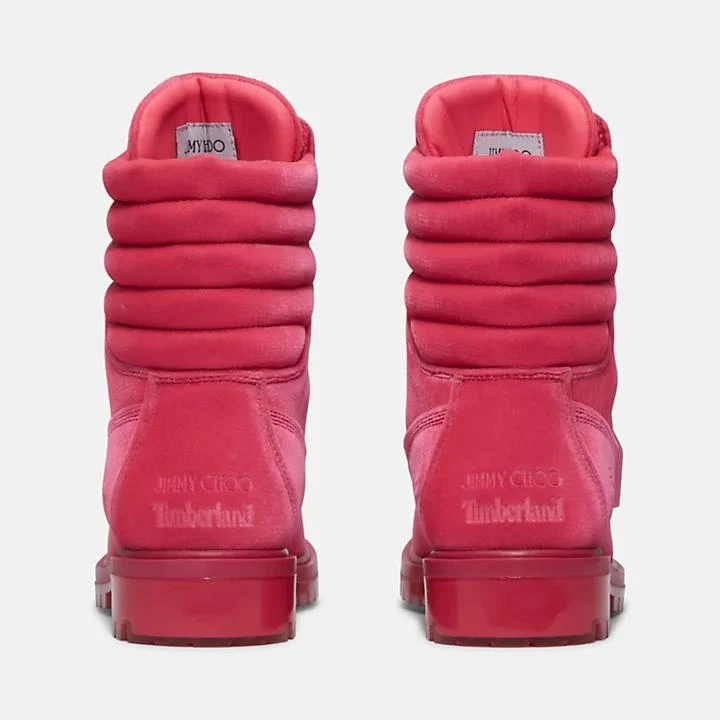 Timberland Jimmy Choo x Timberland® Puffer-collar Boot for Women in Pink 6