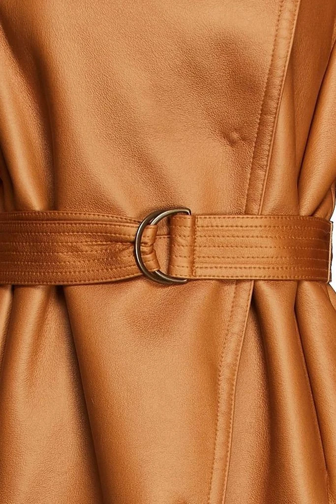 LVIR Belted faux leather jacket 4