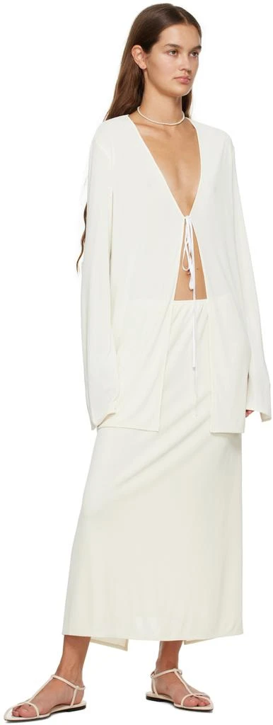 Sophie Buhai SSENSE Exclusive White Pearl Choker 3