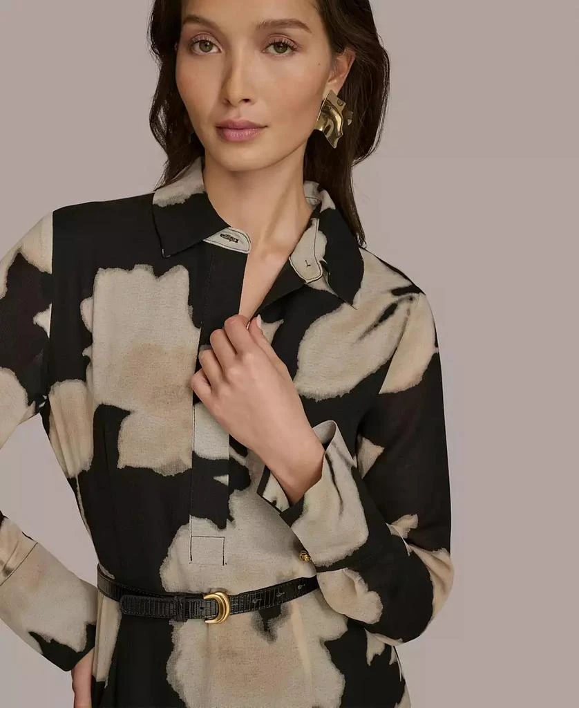 Donna Karan Women's Floral-Print Shirtdress 4