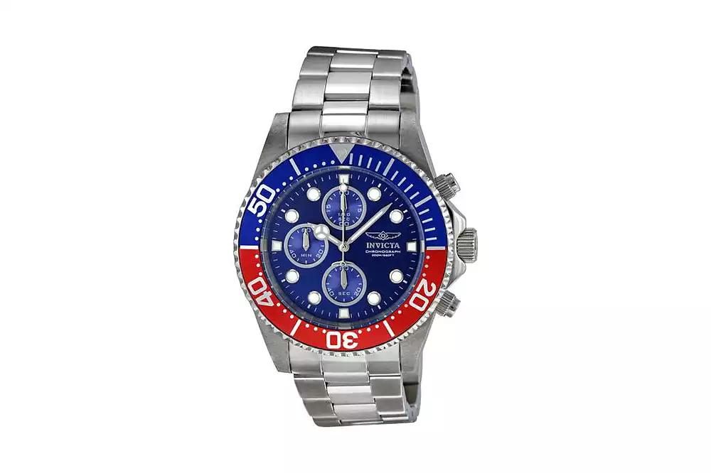 Invicta Men's 1771 Pro Diver Quartz Multifunction Blue Dial Watch