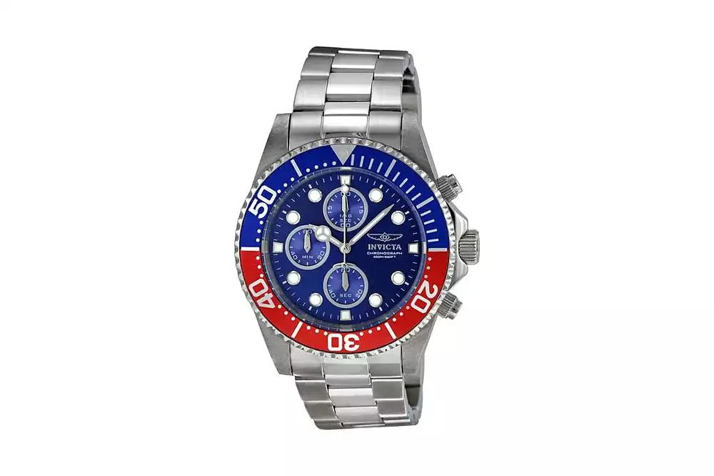 Invicta Men's 1771 Pro Diver Quartz Multifunction Blue Dial Watch 1