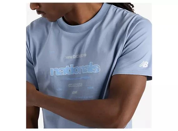 New Balance NB Nationals Outdoor Sport Jersey Logo T-Shirt 4