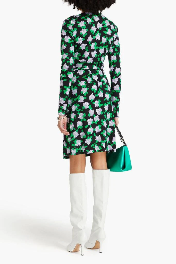 DIANE VON FURSTENBERG New Julian floral-print silk-jersey mini wrap dress 3