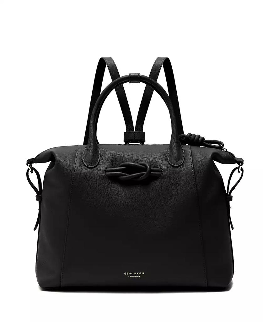 Esin Akan Wimbledon Large Leather Backpack Tote