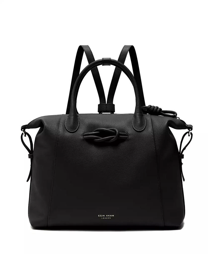 Esin Akan Wimbledon Large Leather Backpack Tote 1