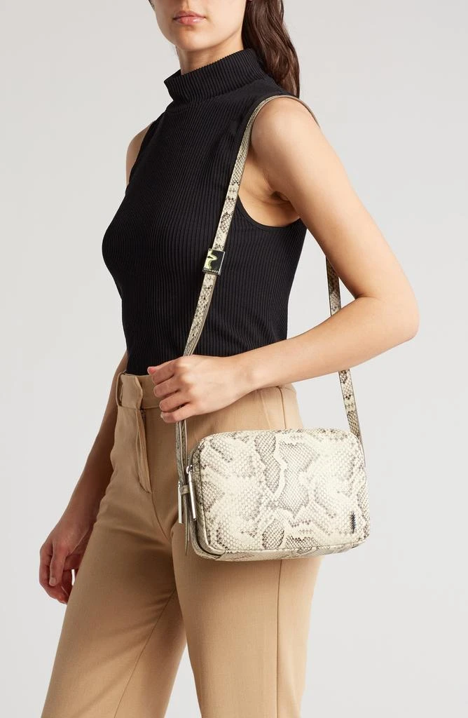 THACKER Shay Snakeskin Embossed Leather Crossbody Camera Bag 7