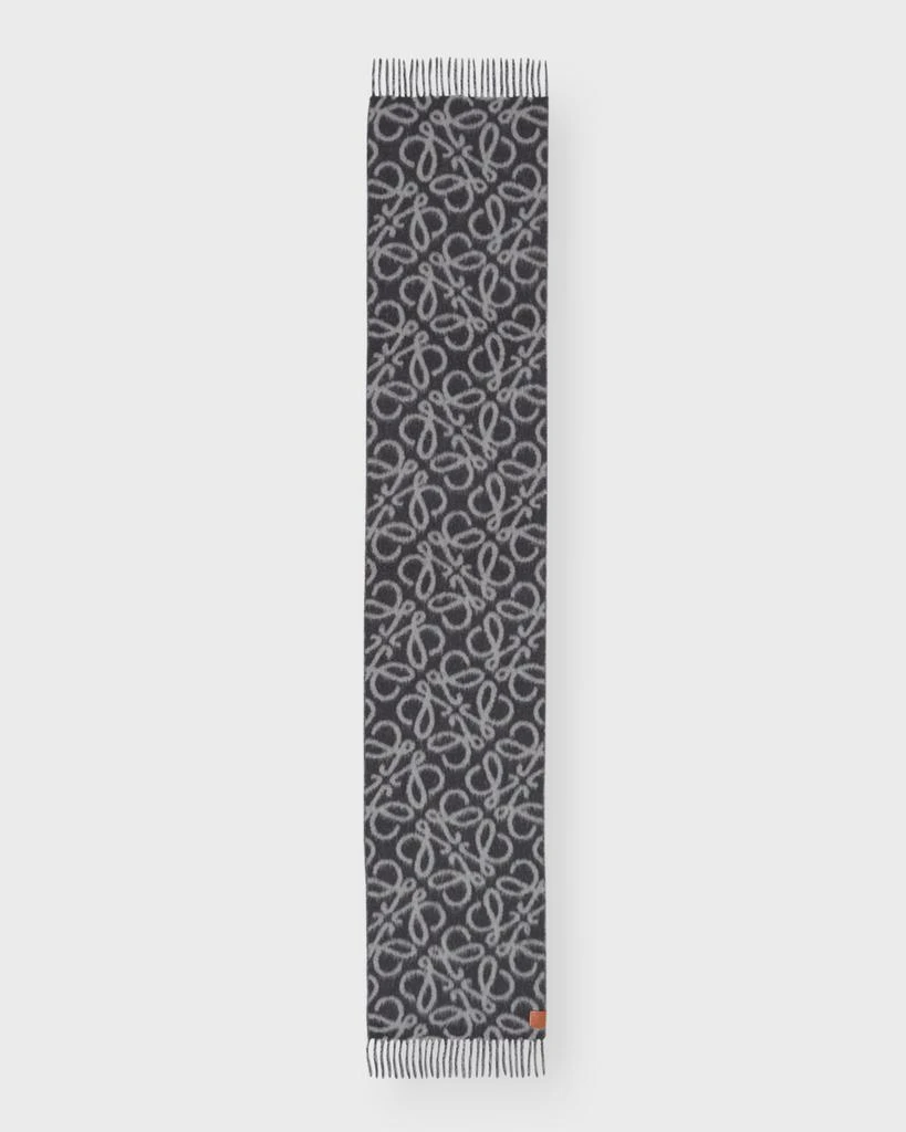 Loewe Anagram Wool-Blend Scarf 1
