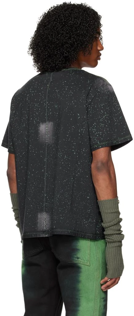 Eckhaus Latta Black Lapped T-Shirt 3