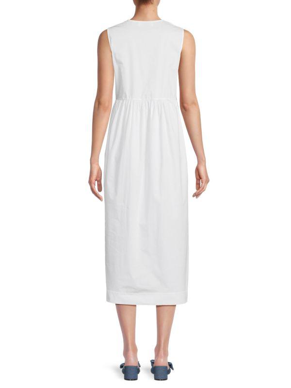 Renee C. Splitneck Midi Dress