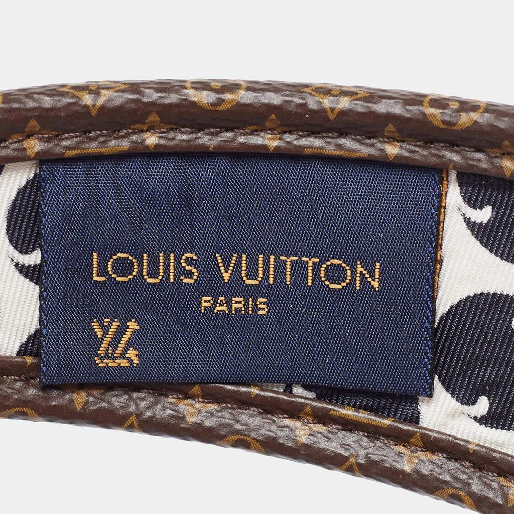 Louis Vuitton Louis Vuitton Be Mindful Monogram Print Silk Headband 6