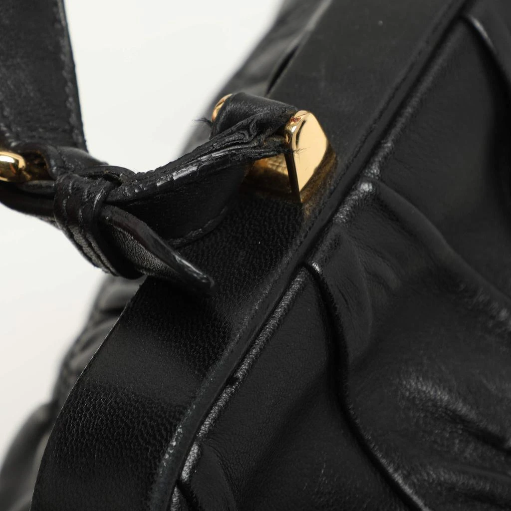 Prada Prada Black Matelasse Leather Top Handle Bag 7