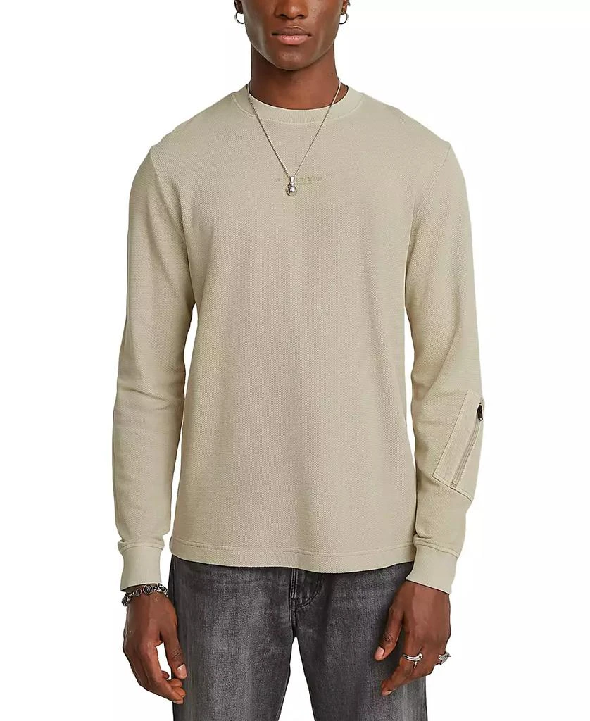 G-Star Men's Relaxed Fit Overdyed Long Sleeve Crewneck T-Shirt 1