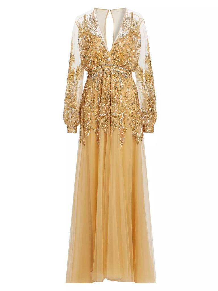 Zuhair Murad Embellished Tulle Gown