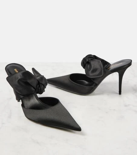Yves Saint Laurent Barbara 90 satin mules 5