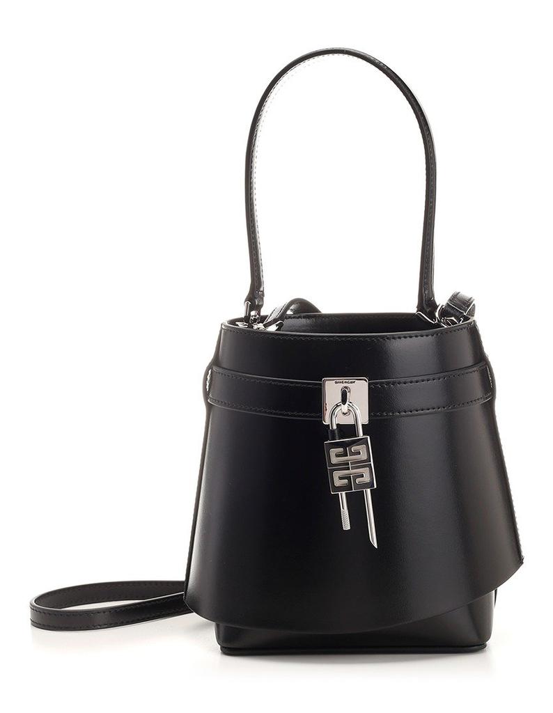 【関税＆送料込み】Givenchy Pumpkin Medium Bag In Cracked P Givenchy Pumpkin medium bag in black cracked patent leather