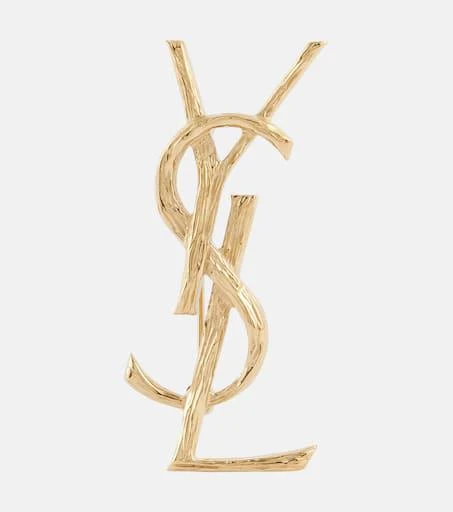 Yves Saint Laurent Monogram brooch 1