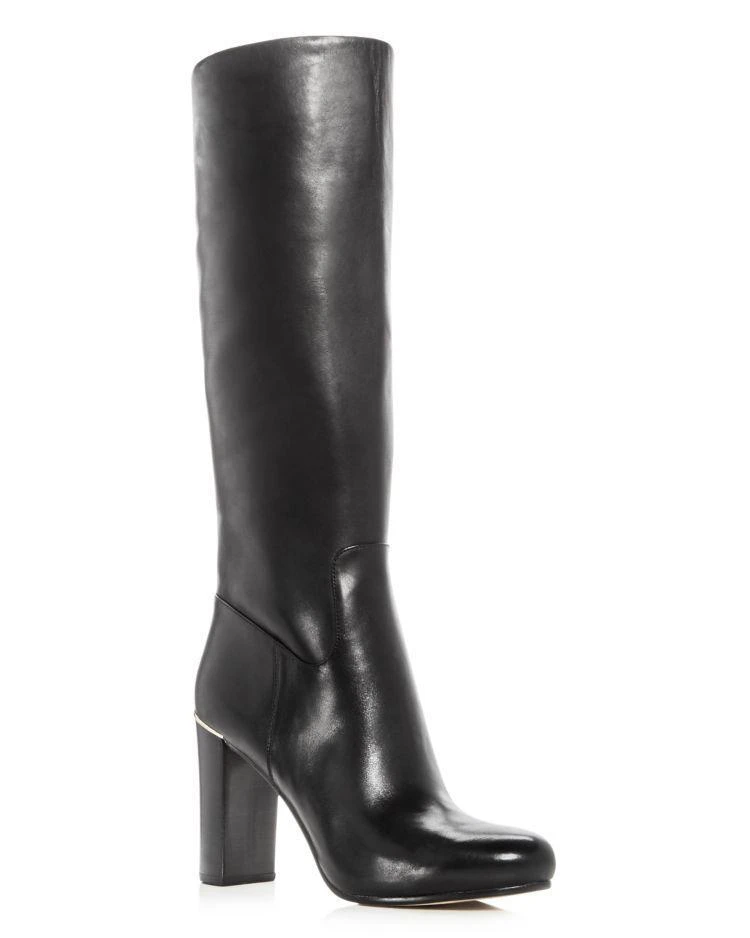Michael Kors MICHAEL Michael Kors Women's Janice Leather High Heel Boots  1