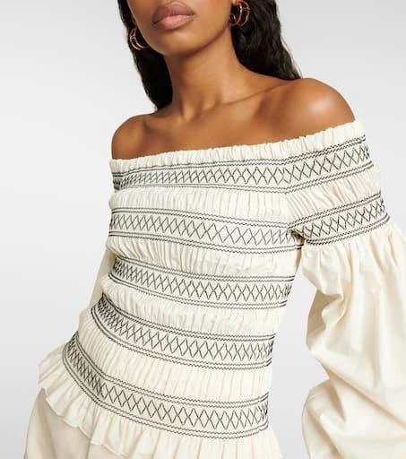 Max Mara Walk striped cotton top 4