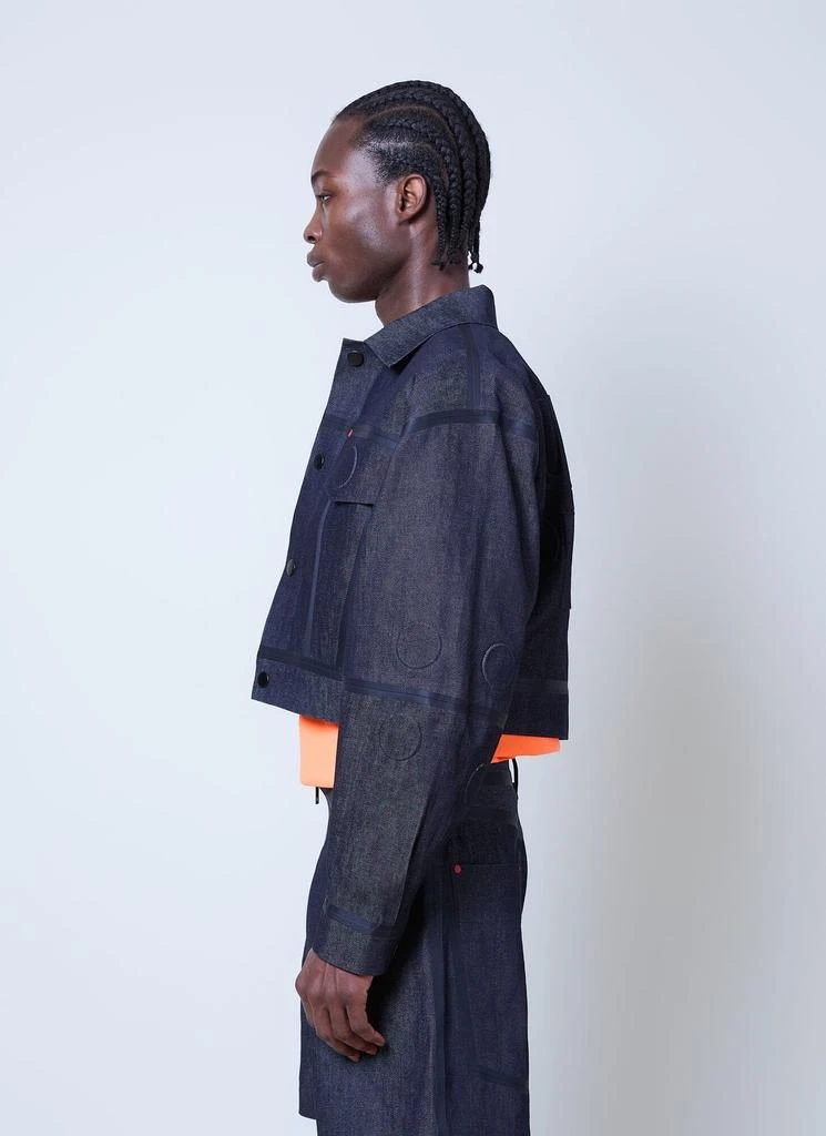 Walter Van Beirendonck Walter Van Beirendonck Embossed Denim Blazer 3
