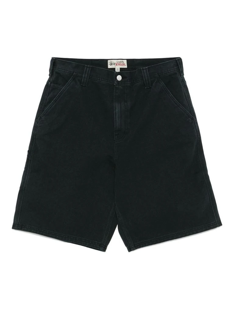 STUSSY 100% COTTON CANVAS SHORTS 1