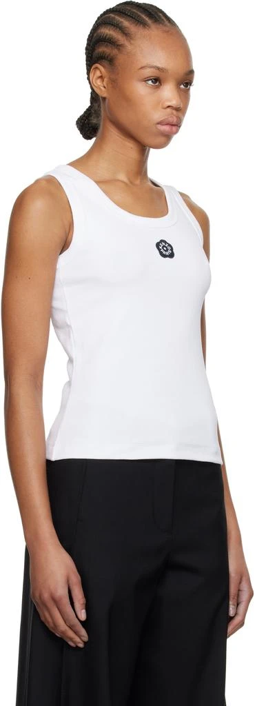 Kenzo White Kenzo Paris 'Boke Flower 2.0' Rib Tank Top 2