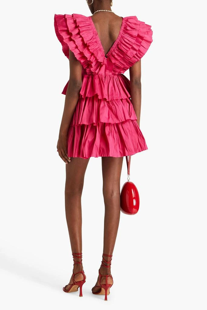 Aje Rhythmic tiered taffeta mini dress 3