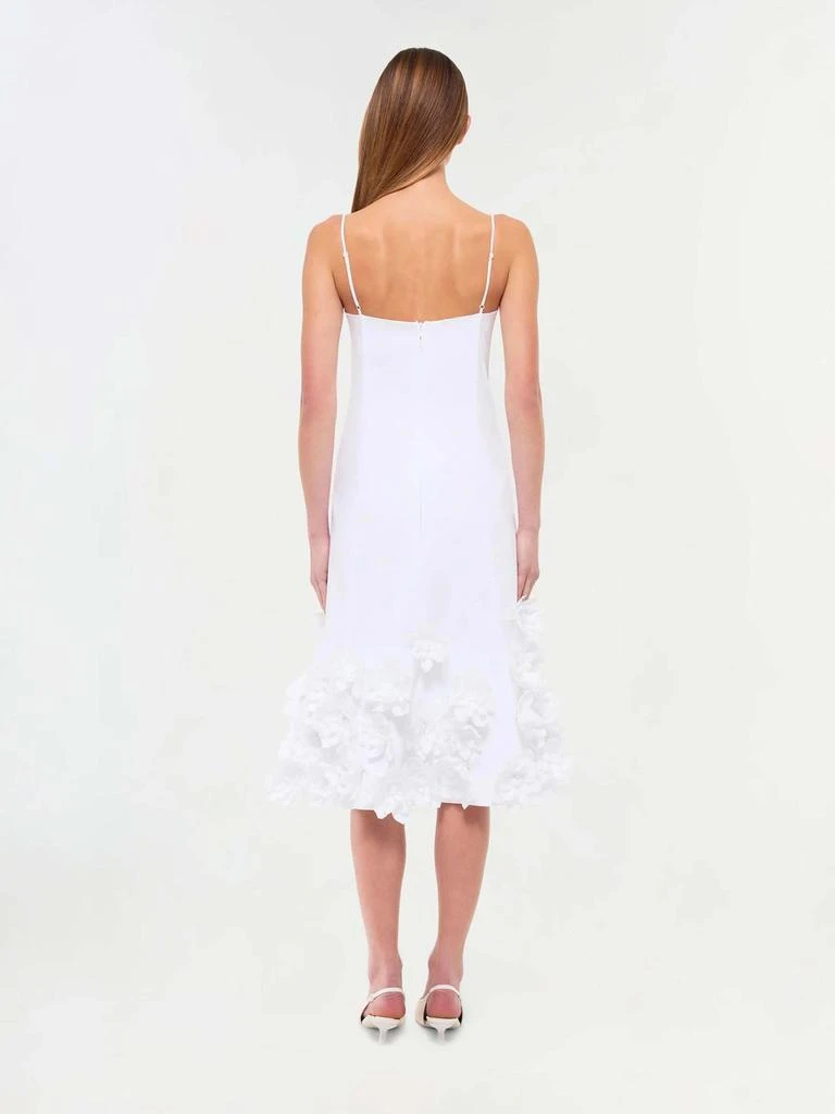 open lace back dress Montgomery Organza Belted Dress  SIMKHAI