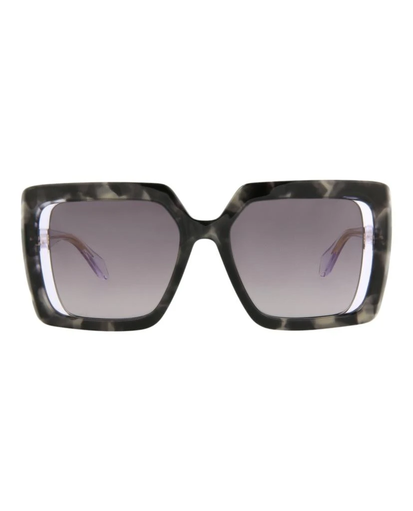 Just Cavalli Square-Frame Acetate Sunglasses 1