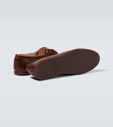 AURALEE Leather boat shoes 7