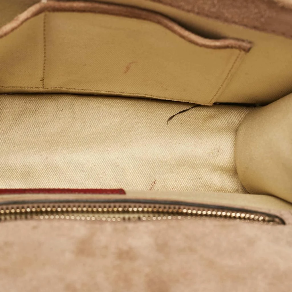 Valentino Valentino Beige Patent Leather Medium Rockstud Glam Lock Shoulder Bag 13