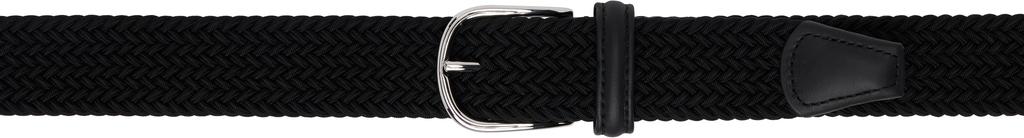 Andersons Black Classic Plain Elastic Woven Belt