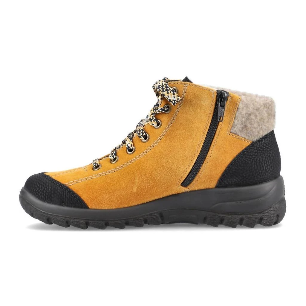 Rieker Women's Eike Ankle Winter Boot In Yellow 2