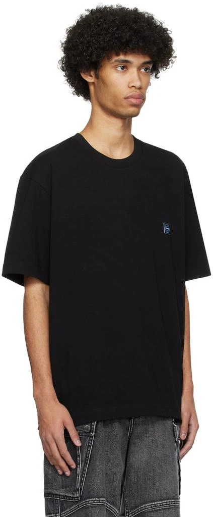 Solid Homme Black Graphic T-Shirt 2