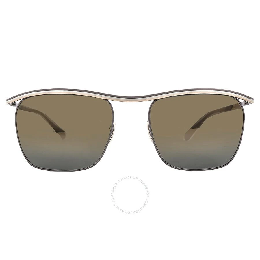 Mr. Leight Owsley S Chancery Gold Metallic Irregular Unisex Sunglasses ML4027 ATG/CHANGMET 53 1