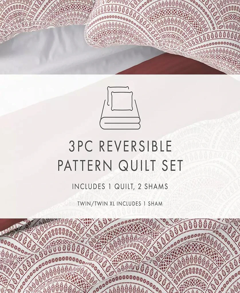 IENJOY HOME Scallop Reversible 3-Pc. Quilt Set 13